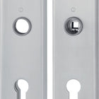 HOPPE Paire de plaques longues E3331/3310 mat F69 ( 3000209801 )