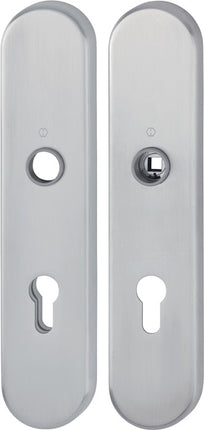 HOPPE Paire de plaques longues E3331/3310 mat F69 ( 3000209801 )