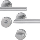 HOPPE Garniture à rosette Utrecht E1444Z/17KV/17KVS Acier inoxydable F69 ( 3000220005 )