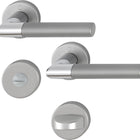 HOPPE Garniture à rosette Lecce 1405/42KV/42KVS Aluminium F49/F9-2 ( 3000220015 )