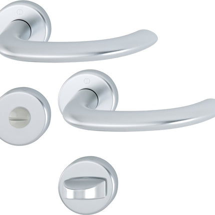 HOPPE Garniture à rosette Marseille 1138/42KV/42KVS aluminium F1 ( 3000252250 )