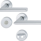 HOPPE Garniture à rosette Stockholm 1140/42KV/42KVS aluminium F1 ( 3000252245 )