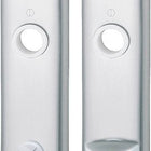 HOPPE Paire de plaques longues 273P F1 / couleur naturelle F1 ( 3000252678 )