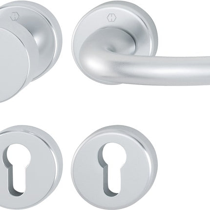 HOPPE Garniture à rosette Tôkyô 58/42KV/42KVS/1710 Aluminium F1 ( 3000252623 )