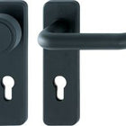 HOPPE Garniture coupe-feu Paris FS-K58 / 202K / 138 Plastique F9005M D/K ( 3000251117 )