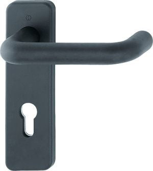 HOPPE Garniture coupe-feu Paris FS-K138/202K plastique F9005M D/D ( 3000251116 )