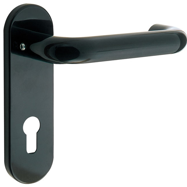 HOPPE Garniture coupe-feu Paris FS-K138F/353K plastique F9005 D/D ( 3000251118 )