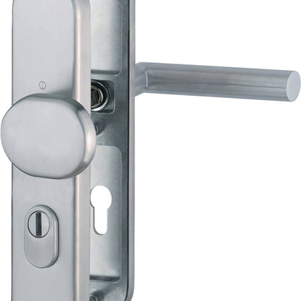 HOPPE Garniture coupe-feu Amsterdam FS-86G/3332ZA/3310/1400F acier inoxydable F69 D/K ( 3000220043 )