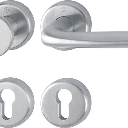 HOPPE Garniture à rosette Cardiff E48/17KV/17KVS/1850Z Acier inoxydable F69 ( 3000252139 )