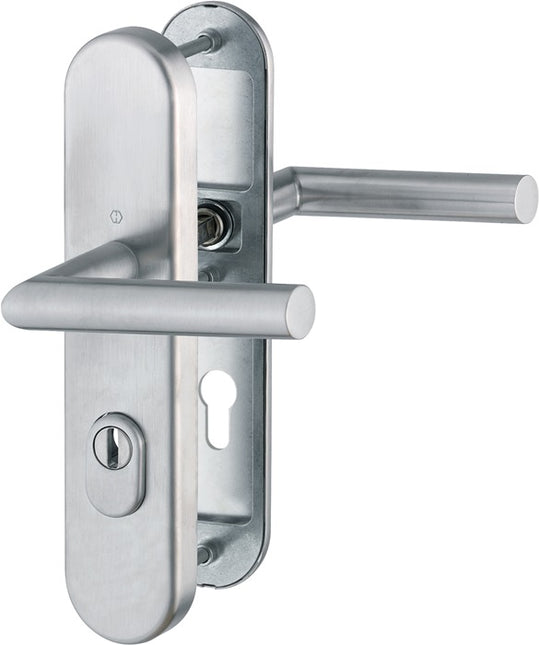 HOPPE Garniture coupe-feu Amsterdam FS-E1400F/3332ZA/33310 Acier inoxydable F69 D/D ( 3000220045 )