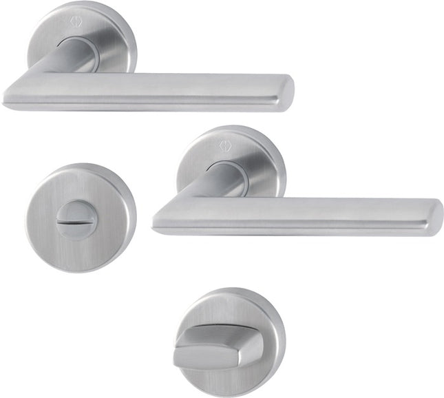 HOPPE Garniture à rosette Stockholm E1140Z/42KV/42KVS Acier inoxydable F69 ( 3000252132 )