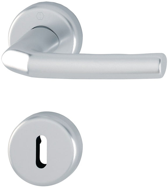 HOPPE Garniture à rosette Birmingham 1117/17KV/17KVS aluminium F1 ( 3000203402 )