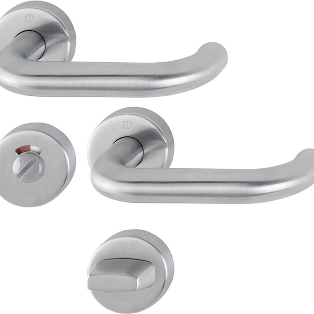 HOPPE Garniture à rosette Paris E138/42H/42HKVS Acier inoxydable F69 ( 3000203102 )