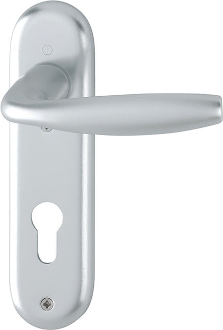 HOPPE Garniture à plaque courte New York 1810/273KP aluminium F1 ( 3000203555 )