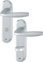 HOPPE Garniture à plaque courte New York 1810/273KP aluminium F1 ( 3000203556 )