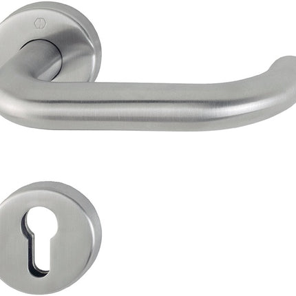 HOPPE Garniture coupe-feu Paris FS-E138/42H/42HS acier inoxydable F69 D/D ( 3000203108 )