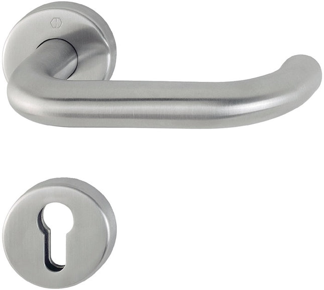 HOPPE Garniture coupe-feu Paris FS-E58/42H/42HS/138 Acier inoxydable F69 D/K ( 3000203109 )