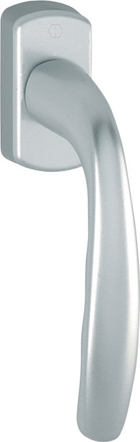 Poignée de fenêtre HOPPE New York 0810/U10 aluminium F9016 / blanc trafic ( 3000203599 )