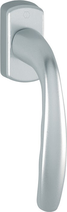 Poignée de fenêtre HOPPE New York 0810/U10 aluminium F9016 / blanc trafic ( 3000203599 )