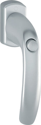 Poignée de fenêtre HOPPE New York 0810SV/U10 aluminium F9016 / blanc trafic ( 3000203690 )