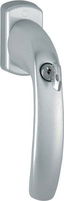 Poignée de fenêtre HOPPE New York 0810SVS/U10 aluminium F1 / teinte naturelle ( 3000203578 )