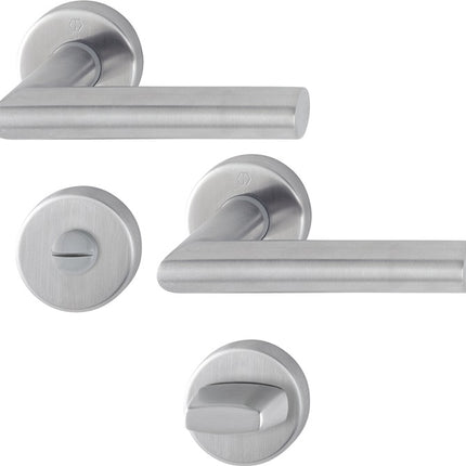 HOPPE Garniture à rosette Amsterdam E1400Z/42KV/42KVS Acier inoxydable F69 ( 3000203002 )