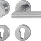 HOPPE Garniture à rosette Amsterdam E58/42KV/42KVS/1400Z Acier inoxydable F69 ( 3000203003 )