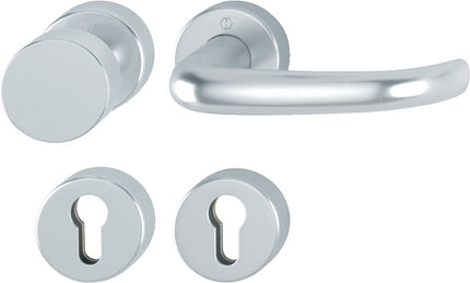 HOPPE Garniture coupe-feu San Francisco FS-58/42H/42HS/1301 aluminium F1 D/K ( 3000202073 )