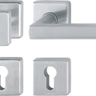 HOPPE Garniture à rosette Dallas E43L/52KV/52KVS/1643Z Acier inoxydable F69 ( 3000220027 )