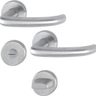 HOPPE Garniture à rosette San Francisco E1301Z/42KV/42KVS Acier inoxydable F69 ( 3000202019 )