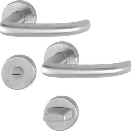 HOPPE Garniture à rosette San Francisco E1301Z/42KV/42KVS Acier inoxydable F69 ( 3000202019 )