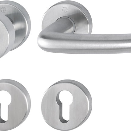 HOPPE Garniture à rosette San Francisco E58/42KV/42KVS/1301Z Acier inoxydable F69 ( 3000202020 )