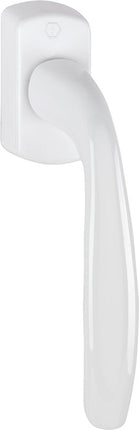 Poignée de fenêtre HOPPE New York 0810/US10 aluminium F9016 / blanc trafic ( 3000203783 )