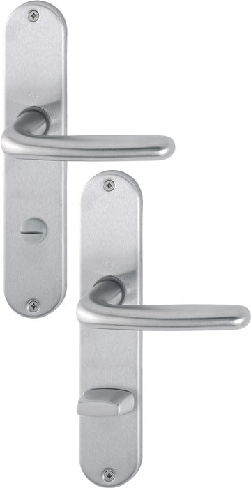 HOPPE Garniture à plaque longue Cardiff E1850Z/302 Acier inoxydable F69 ( 3000252430 )