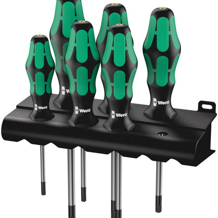 WERA Jeu de tournevis 367/6 TORX BO 6 pièces TORX® avec perçage ( 4000827755 )