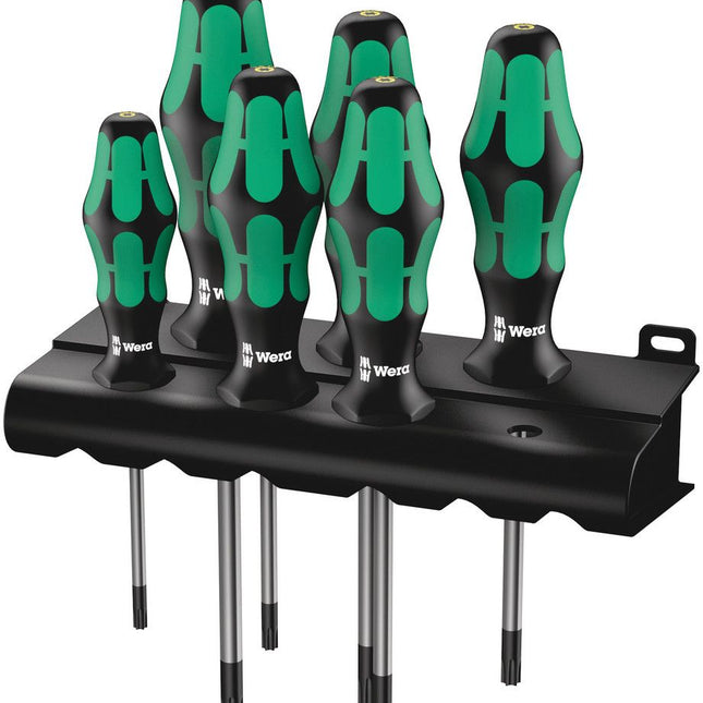 WERA Jeu de tournevis 367/6 TORX BO 6 pièces TORX® avec perçage ( 4000827755 )