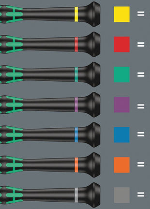 WERA Tournevis précision pour l'électronique 2050 PH 00 longueur des lames 60 mm ( 4300001765 )