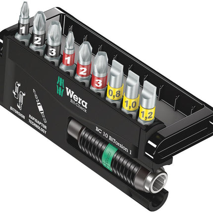 WERA Assortiment d'embouts Bit-Check 10 BiTorsion 1 10 pièces ( 4000829670 )