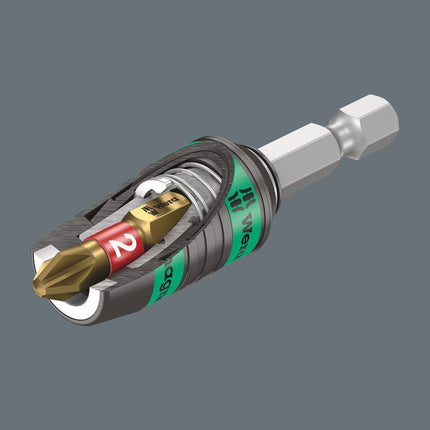 WERA Porte-embout 887/4 RR Rapidaptor 1/4 po. F 6,3 1/4 po. C 6,3 + E 6,3 ( 4000829612 )