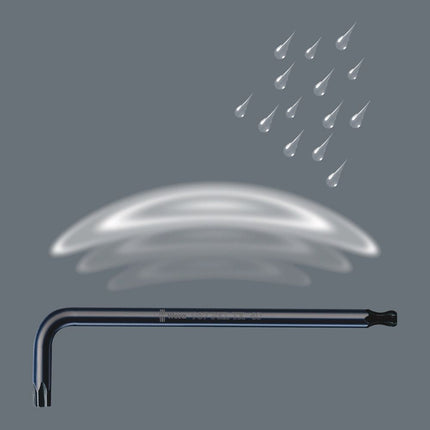 WERA Jeu de clés mâles coudées 967 L 9 pièces T8 - T40 ( 4000825535 )