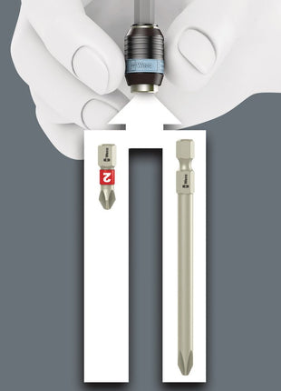 WERA Assortim. d'embouts en acier inoxydable BC 10 Stainless 1 10 pièces ( 4000828393 )