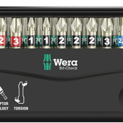 WERA Assortim. d'embouts en acier inoxydable BC 30 Stainless 1 30 pièces ( 4000828396 )