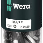 WERA Grand paquet d'embouts 855/1 Z PZD 2 longueur 25 mm ( 4000822268 )
