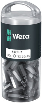 WERA Grand paquet d'embouts 867/1 Z T 20 L. 25 mm ( 4000822271 )