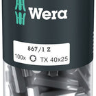 WERA Grand paquet d'embouts 867/1 Z T 40 L. 25 mm ( 4000822274 )
