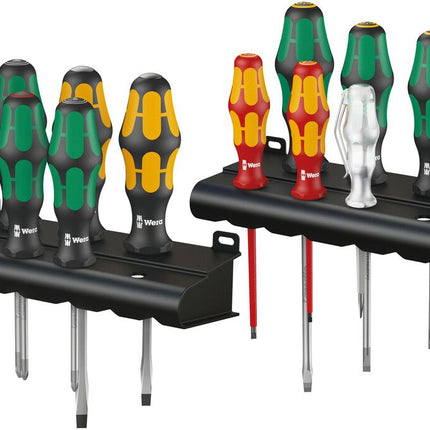 WERA Jeu de tournevis Kraftform XXL 12 pièces fente / PH / PZD ( 4000827721 )
