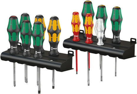 WERA Jeu de tournevis Kraftform XXL 12 pièces fente / PH / PZD ( 4000827721 )