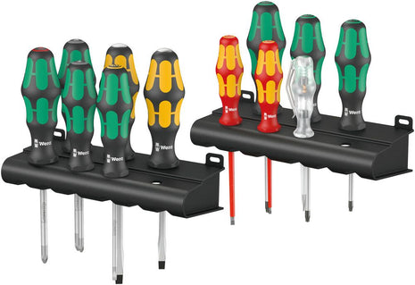 WERA Jeu de tournevis Kraftform XXL 2 12 pièces fente / PH / PZD / TX ( 4000827720 )