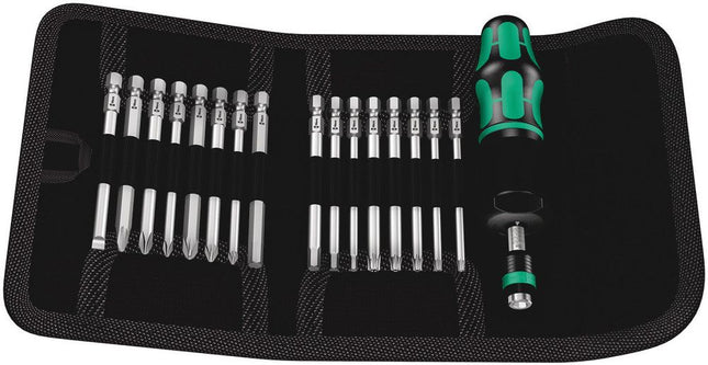 WERA Jeu de tournevis dynamométriques KK 60 Torque 17 pièces 1,2-3 Nm ( 4000828120 )