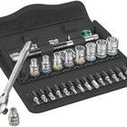 WERA Jeu de clés à douilles 8100 SA 8 Zyklop 28 pièces 1/4 ″ ( 4000821659 )